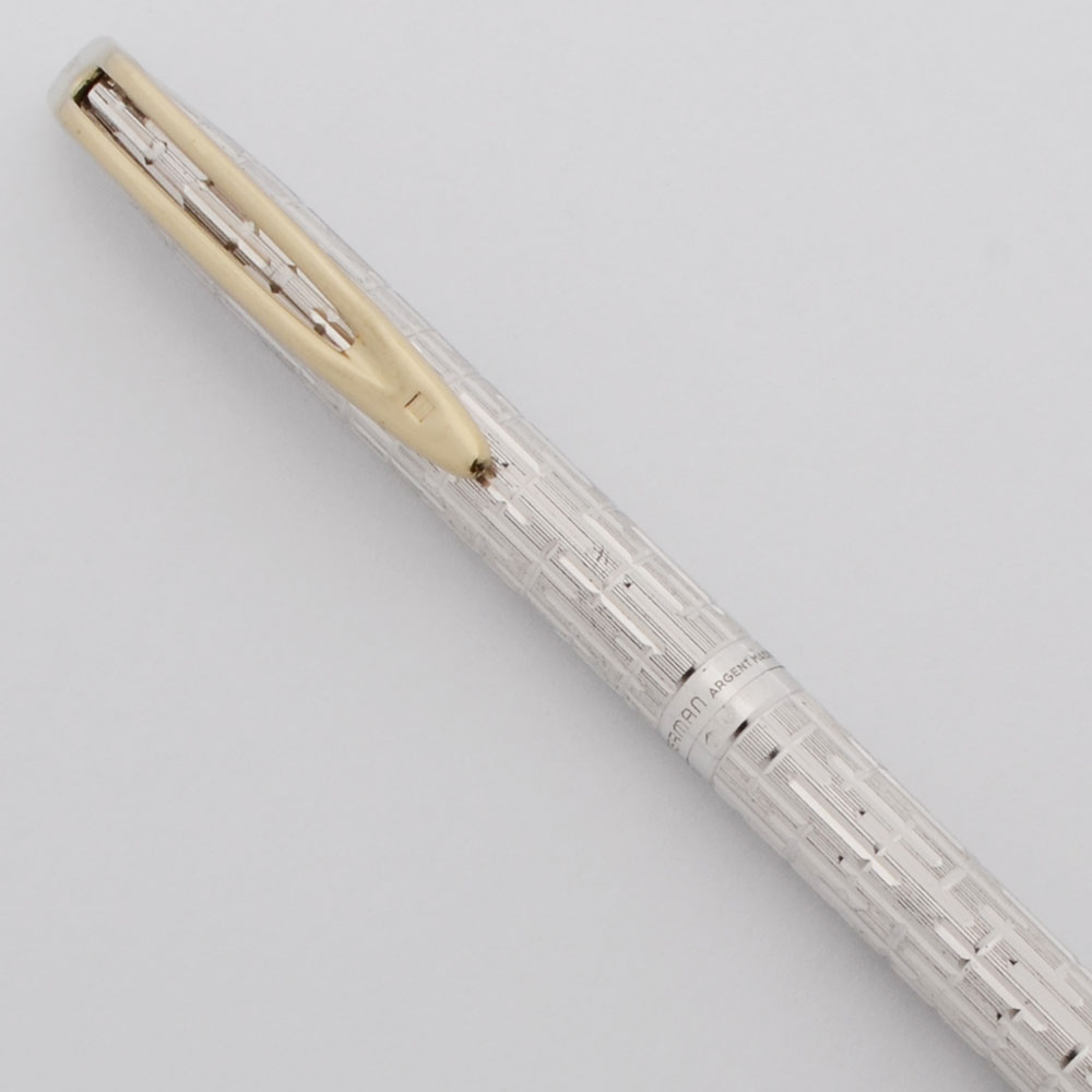 【Amami】ヒストリカル万年筆　WATERMAN　CF　シルバーストライプ 詳細ページ | 万年筆 ボールペンなど高級筆記具の販売・買取