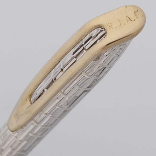 Barrel De Stylo Waterman Cf Crocodile En Argent Massif 925 – Pièce Détachée Occasion