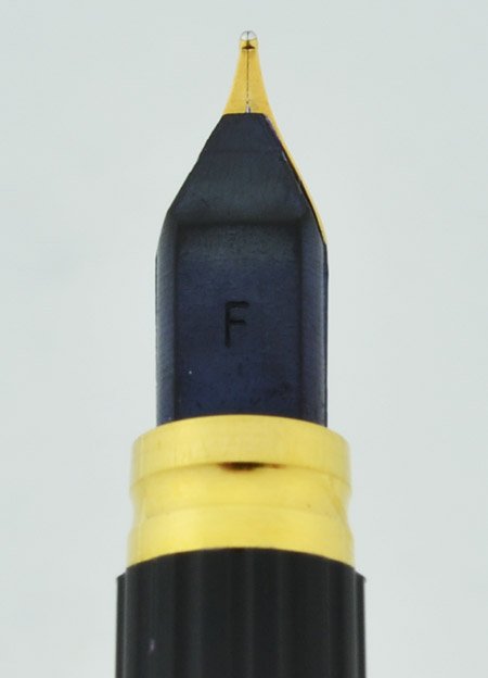 Waterman Executive Fountain Pen - Black, Gold Trim, Fine 18k Nib