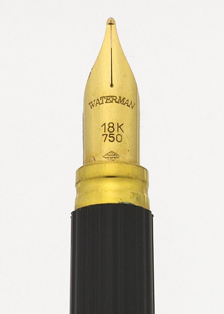 Waterman Executive Fountain Pen - Brown Marble Lacquer, Gold Trim