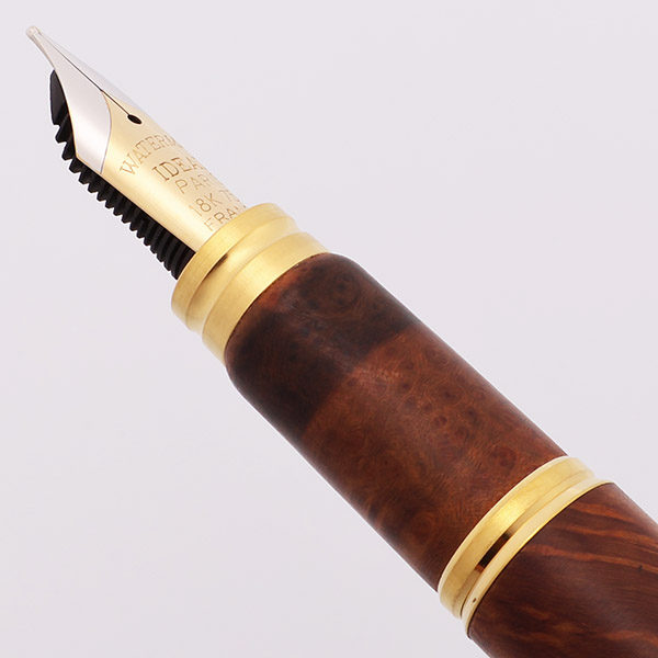 The Hemmingway  Handmade Wood and Brass Fountain Pen – WoodFountainPens