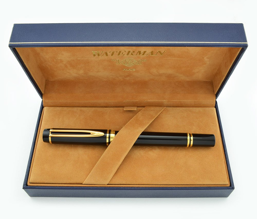 Waterman Le Man 100 Fountain Pen - Black, Fine 18K Nib (Pre-Owned