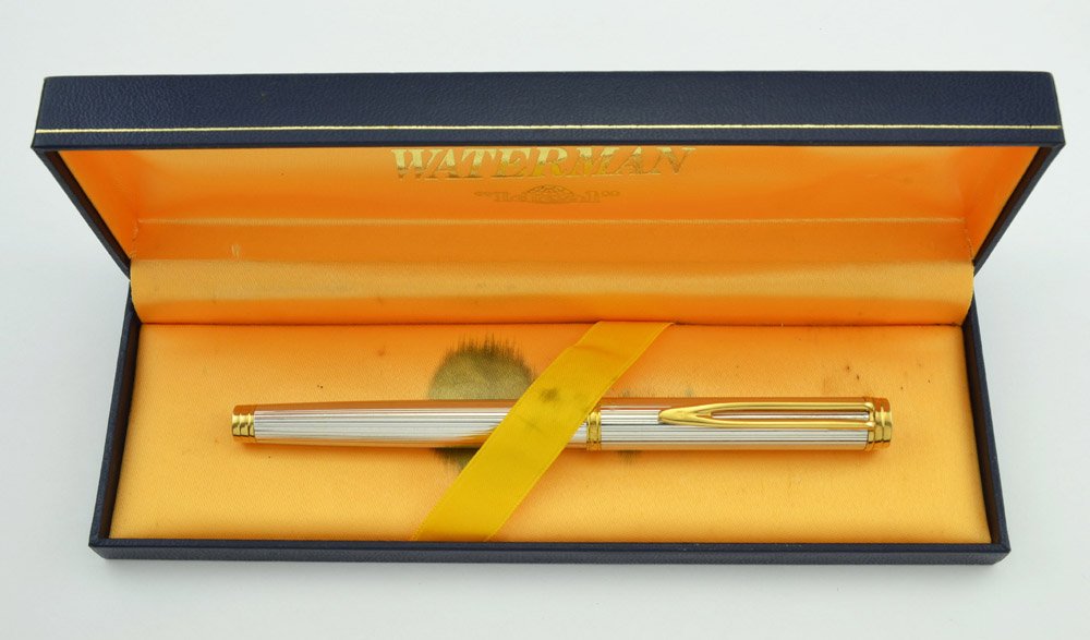 WATERMAN IDEAL GENTLEMAN GODRON PENNA STILOGRAFICA - Auction JEWELS,  WATCHES, SILVER AND PENS