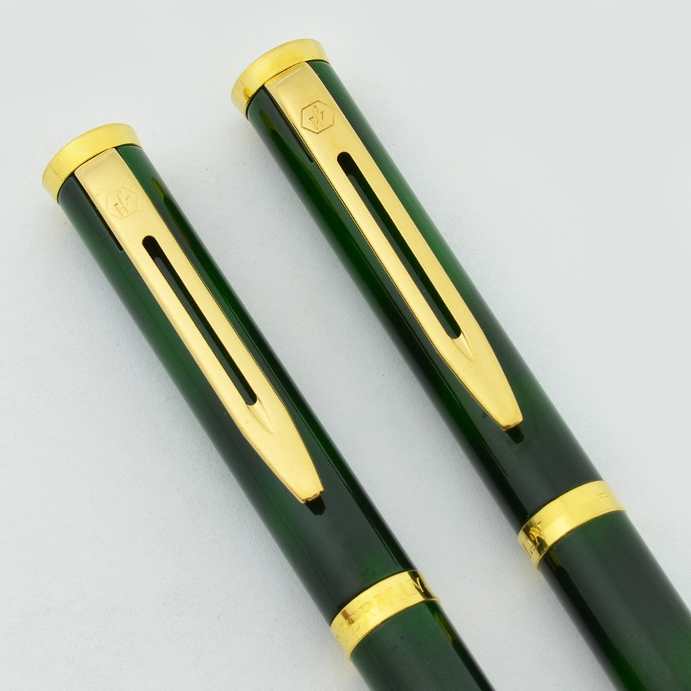 Waterman Preface Ballpoint & Pencil Set - Escapist Green