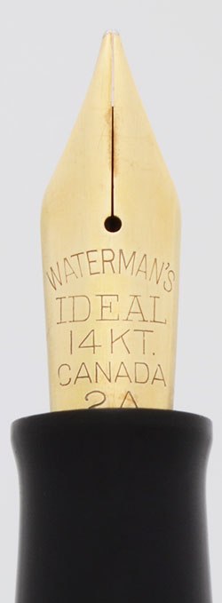 Waterman Starlet Fountain Pen (Canada, 1940s) - Blue Marble