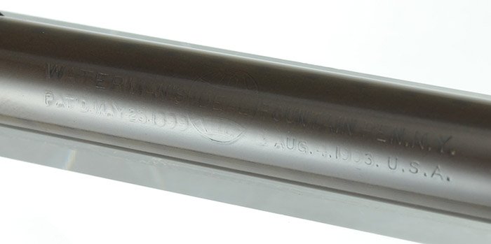 Waterman 14 Eye Dropper - Black Chased Hard Rubber, Flexible