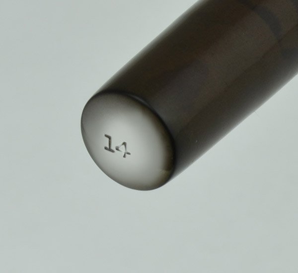 Waterman 14 Eye Dropper - Black Chased Hard Rubber, Flexible