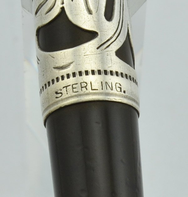 Waterman 14 Eyedropper (Early Version) - Sterling Trefoil