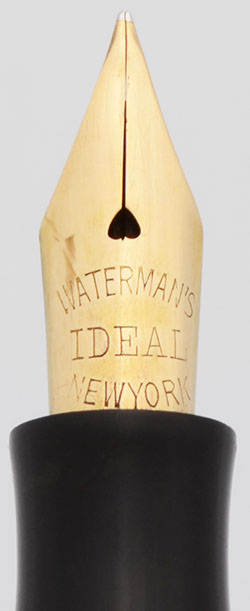 Waterman 52 Fountain Pen (1920s) - BCHR, Nickel Trim, Humped Clip