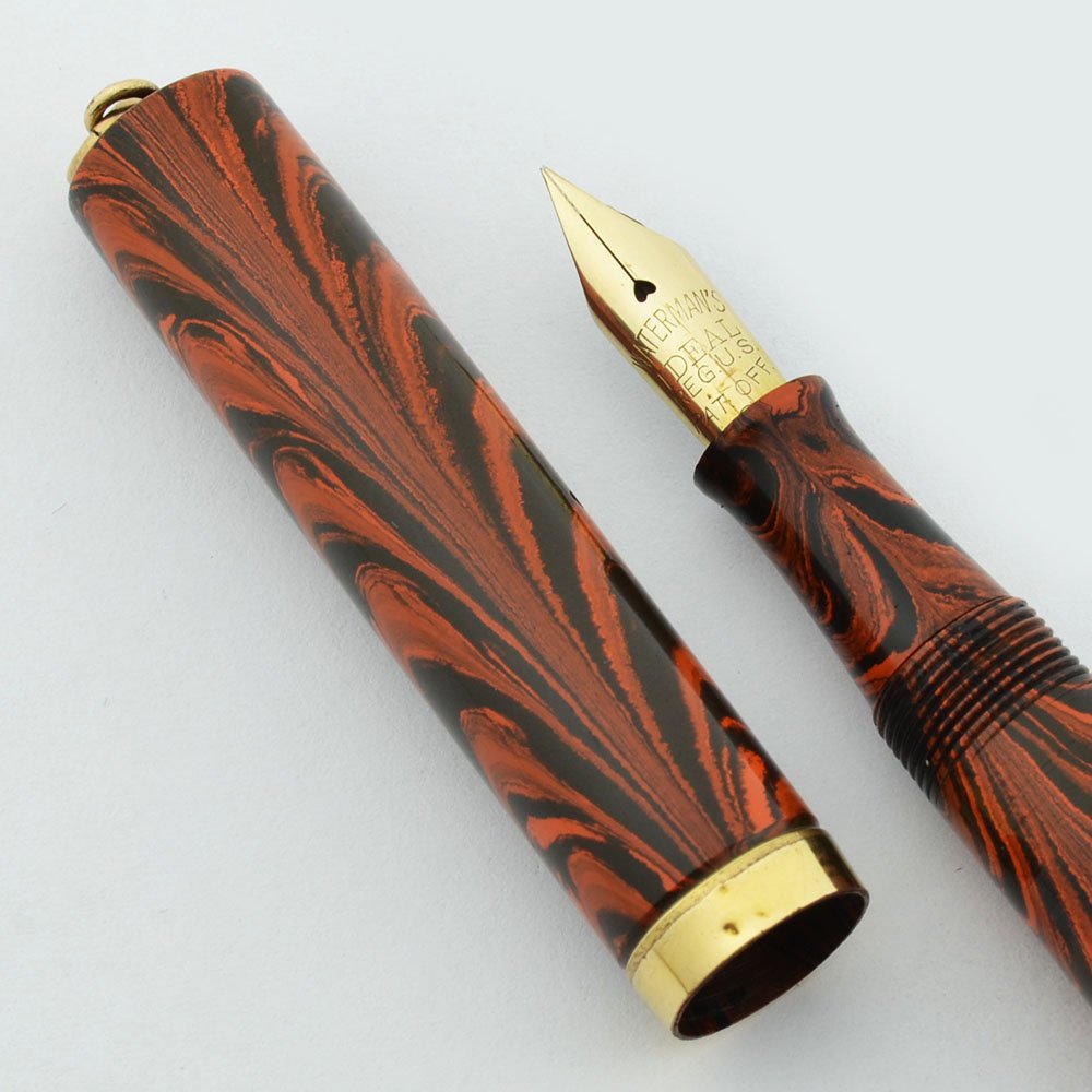 Vintage Waterman Ideal 18K Gold Nib Fountain and Ballpoint