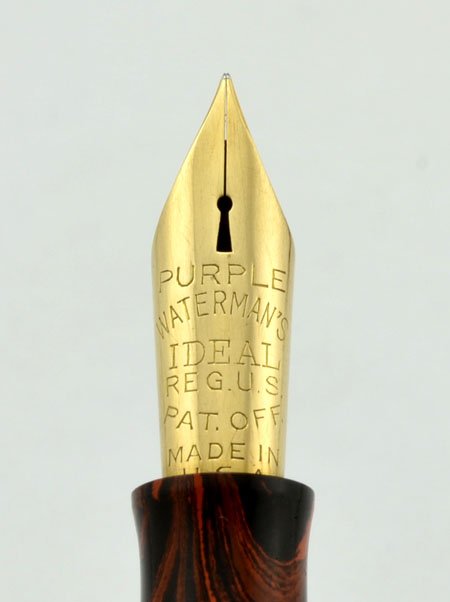 Waterman 5 Colorband Red Ripple Fountain Pen - 