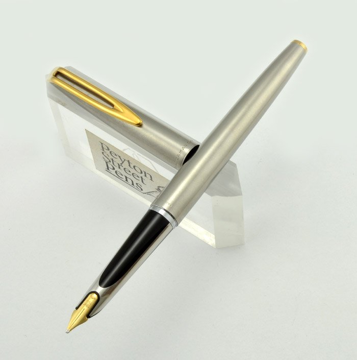 Waterman CF Fountain Pen - Flighter-style, 1950s, 18k Left Oblique