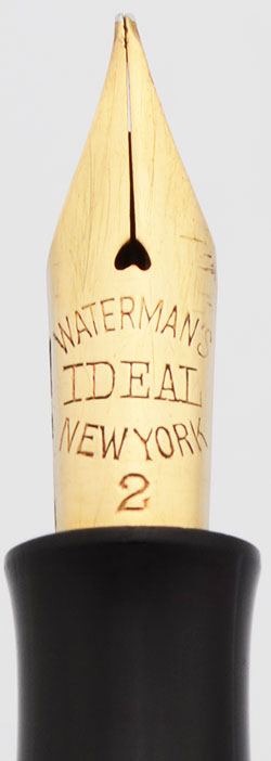 Waterman 12 PSF Fountain Pen (1915-7) - BCHR, Lever Fill, Full