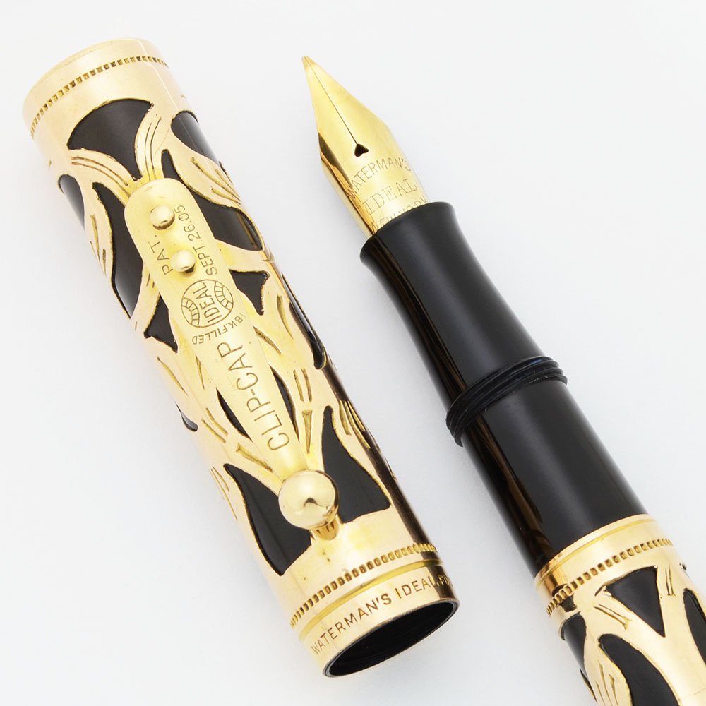 Waterman 0514 POC (1920s) - Gold Filled Filigree, Eye