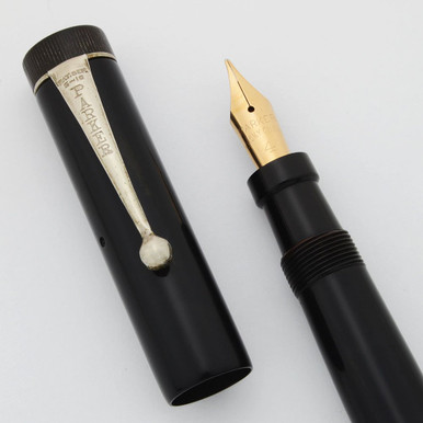Parker Lucky Curve #4 Pen - Black Hard Rubber, Flexible Nib