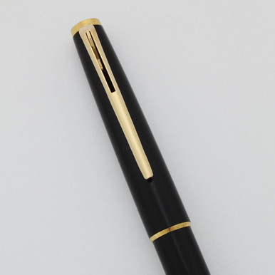 Montblanc Clip Click 287 Ballpoint Pen (1970s) - Black, GP Trim