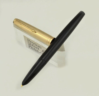 Parker 17 Custom - French, Aerometric, Rolled Gold Cap, 14k Fine