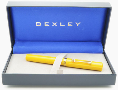 Bexley 56 Fountain Pen (2015) - Mandarin Yellow, C/C, 18k Two-Tone