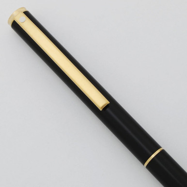Sheaffer Fashion II Ballpoint Pen (Model 286) - Black w Gold Trim
