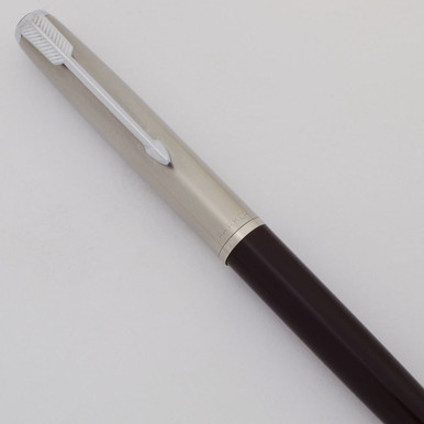 Parker 51 Mechanical Pencil - Burgundy, Lustraloy Cap, Twist Mechanism,  .9mm (Excellent, Works Well) - Peyton Street Pens