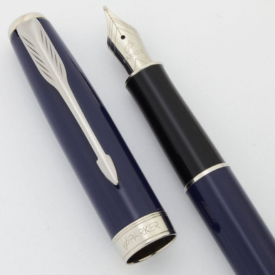 Parker Sonnet Fountain Pen (French, 2007) - Blue Lacquer w