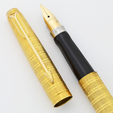 FOUNTAIN PENS VINTAGE AND MODERN・パーカー Parker 75 sterling silver 67 Nib fountain pen 14k Gold Nib