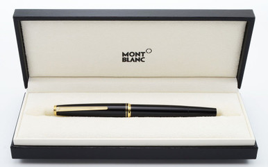 Montblanc 221 Fountain Pen (1970s) - Black, Piston Fill, 14k