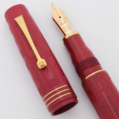Leonardo Momento Zero Grande LE Art Deco Fountain Pen - Merida Red