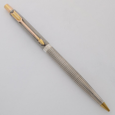 筆記具 PARKER 75 STERING SILVER CISELE 14K XF Parker 75 Sterling Silver Color Fountain Pen 14K Nib XF 585