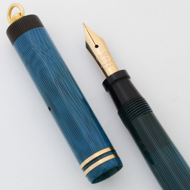 Parker Duofold Lucky Curve Pastel Fountain Pen (1920s) - Pastel