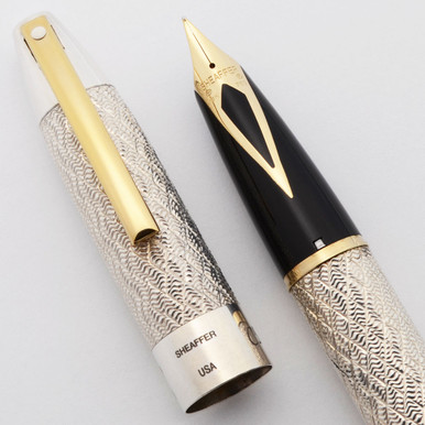 SHEAFFER ボールペン クラシック STERLING SILVER 中古)SHEAFFER シェーファー ボールペン シルバーヴィンテージ