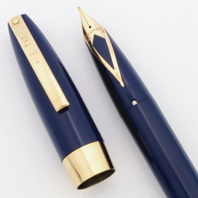 AU83　SHEAFFER PFM　萬年筆　14K pfm3_blue_medRT_01__68529.
