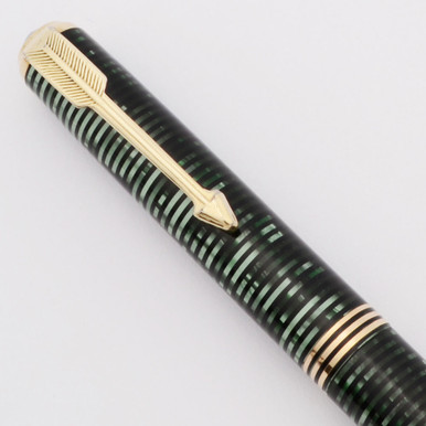 Parker Vacumatic Mechanical Pencil (1930s) - Emerald Pearl, Three