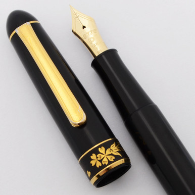 PLATINUM PILOT万年筆、14k18k Platinum #3776 Pure Gold Higo Zo-gan Ichyo Fountain Pen - C