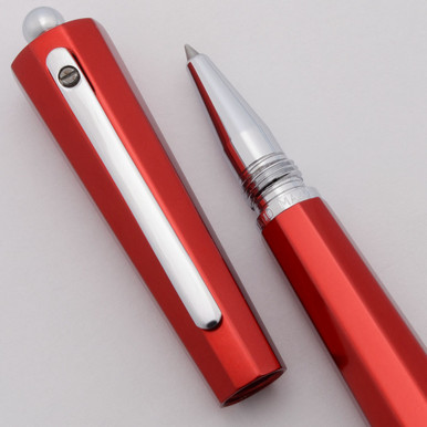 Giuliano Mazzuoli Moka Red Aluminum Rollerball Pen (Mint Condition