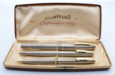 Sheaffer Silver Imperial 3-Pc Set (1970-71) - Touchdown