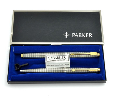 Parker 75 Sterling Ballpoint Pen (1970s) - Flat Tassie, Sterling