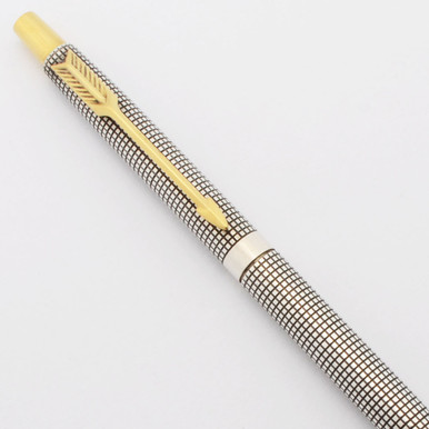 Parker 75 Classic Ballpoint Pen (1970s) - Sterling Cisele w/Gold