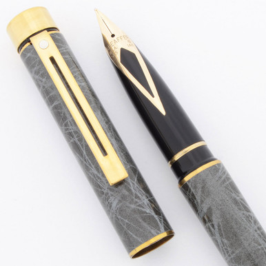 Sheaffer Targa 1028 Fountain Pen (1985-94) - Laque Grey Ronce w/GT