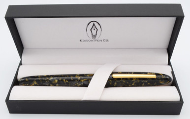 Edison Herald Grande Fountain Pen - Bedrock Flake Acrylic, Medium