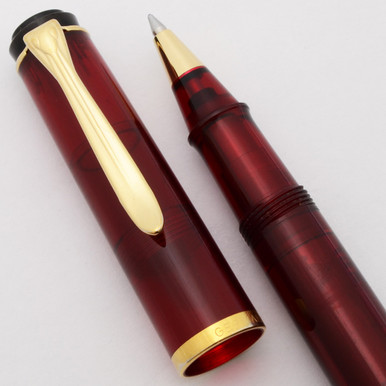 Pelikan R200 Rollerball (2002-2004) - Transparent Ruby w/GT (Very