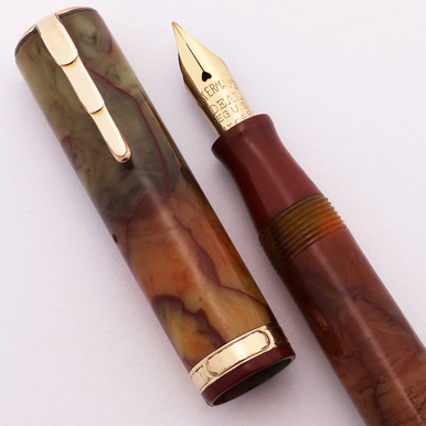 Waterman Lady Patricia Fountain Pen (1930s) - Onyx, Lever Filler