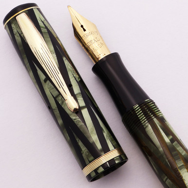 Waterman Ink-Vue Fountain Pen (Canada, 1935) - Emerald Ray