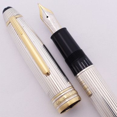 Montblanc Meisterstuck Solitaire 146 Fountain Pen - Sterling