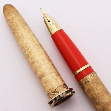 Lady Sheaffer XVI Skripsert (1958-64) - Moire Gold with Brilliants