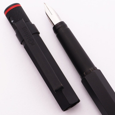 Rotring 600 Fountain Pen - 3rd Gen, Matte Black , Fine Steel Nib