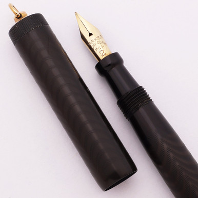 Parker Jack Knife Lucky Curve 23-1/2 Ring Top Fountain Pen (1920s