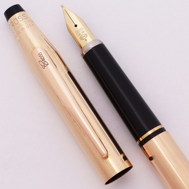Cross Century (Classic) Fountain Pen (1980s) - Rose Gold Filled w
