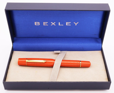 Bexley Stalwart Fountain Pen - Chinese Red, C/C, Medium Steel