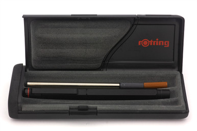 Rotring Newton Rollerball Pen - Matte Black w/Red Accent Ring